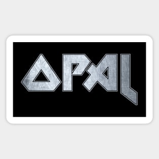 Heavy metal Opal Sticker